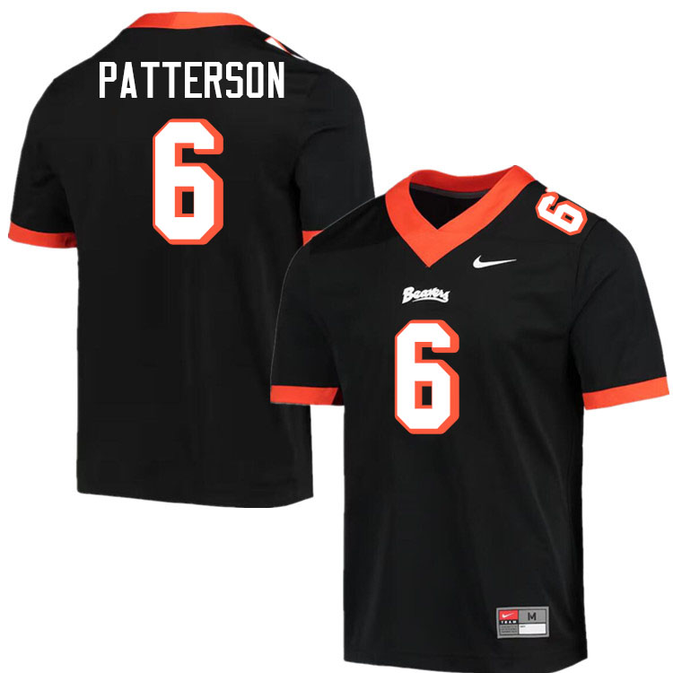 Men #6 Jaheim Patterson Oregon State Beavers College Football Jerseys Stitched-Throwback